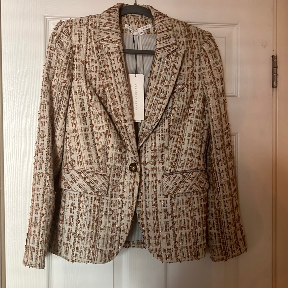 Veronica Beard Blazer Size 4 Tweed